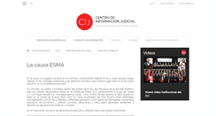 Desktop Screenshot of esma.cij.gov.ar